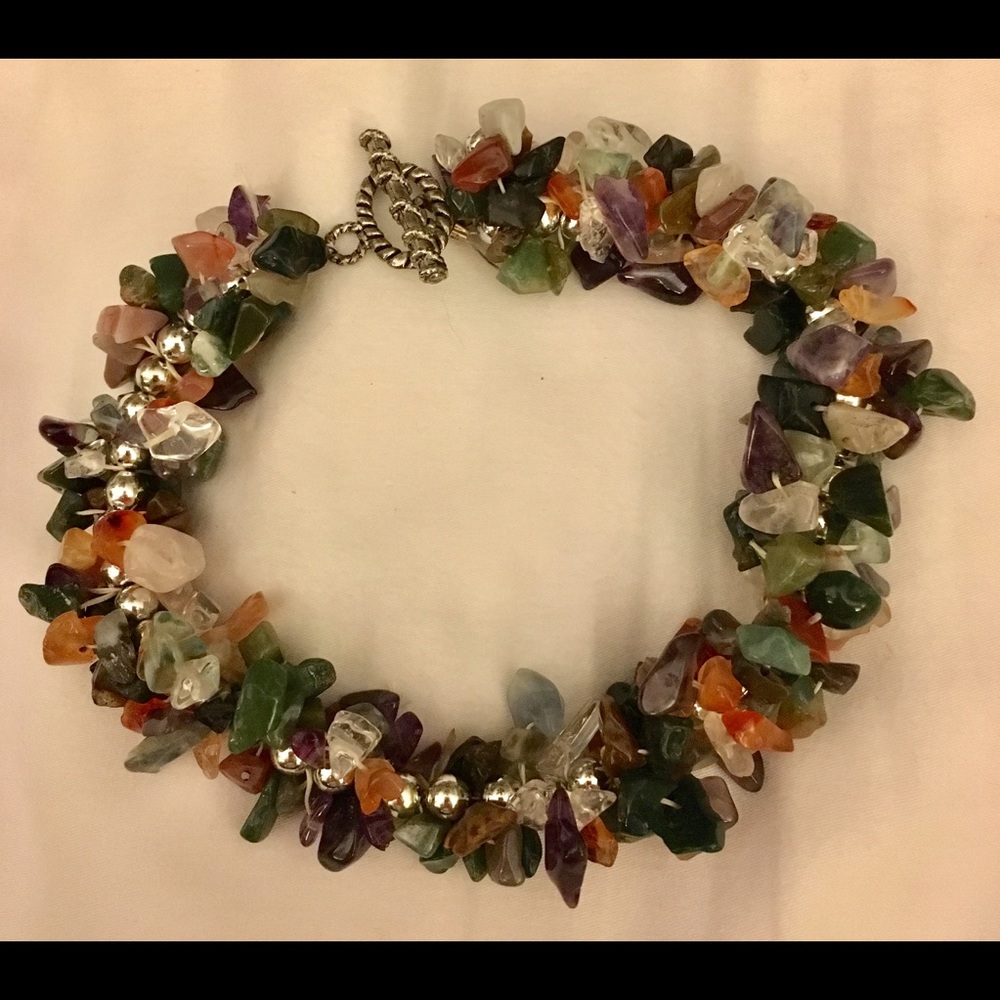 Colored Glass Bracelet